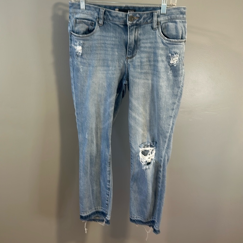 KUT FROM THE KLOTH REESE ankle straight leg size 4 denim jeans